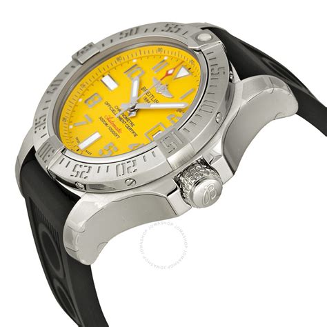 breitling avenger 2 seawolf yellow dial